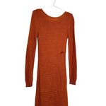 Pamela Love Orange Fringe Sweater Dress Size M Photo 8