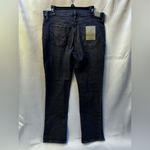 Hudson Jeans Hudson Nico Jeans size 30 Mid-rise Straight leg Inseam slit in Black Star NWT Photo 9