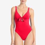 Robin Piccone AVA KNOT UNDERWIRE ONE PIECE, size 4, Firey Red, $178 Photo 1