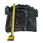 Forever 21  Black Faux Leather Moto Jacket‎ Photo 3