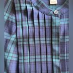 J.Crew  Black Watch Plaid Silky Blouse Photo 1