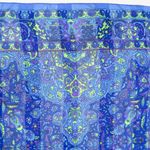 Vintage 60s Floral Silk Square Scarf Wraps Photo 4