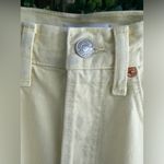 RE/DONE NWT - 70’s Bootcut Jeans | Soft Yellow/Cream Color | Sz 25 Tall | Rare Photo 10