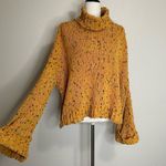POL  Yellow Confetti Dot Knit Sweater Photo 0