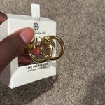 House of Harlow  1960 4 Set 14 KT Gold Plated Earrings Photo 5