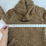 Vivienne Tam Tan Brown Chunky Knit Turtleneck Sweater Photo 3