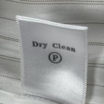 Coldwater Creek Jacquard Animal Print Blazer Womens PL Beige Open Front Ruched Photo 11