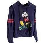  Walt Disney Parks Mickey Plaid Nerd Graphic TShirt Hoodie L Photo 0