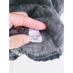 Flax  Boxy Lagenlook Linen Top Medium Space Gray Organic Peasant Oversized Basic Photo 5