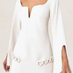 Alexis Cream Azize Split Sleeve Chain Mini Dress Size Small Photo 0