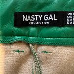 Nasty Gal Faux Leather Tailored Straight Leg Pants Photo 2