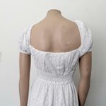 [Billy J] Tania White Eyelet Lace Puff Sleeve Square Neck Midi Dress NWT Size 16 Photo 4