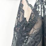 Camellia Womens Coquette‎ Whimsigoth Y2K Satin Lace Cami Slip Dress Size S Black Photo 6