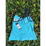 Adidas  Blue Core Solid Tankini Size Small NWT Photo 1