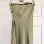 Revolve SNDYS Angelina Neck Tie Maxi Dress Satin Green Size S NWT $125 Photo 4