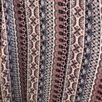 Charming Charlie CHARMING CHARLIES BOHO DESIGN TANK STYLE DRESS V NECK BLUES PINKS HAS 2 TASSELS Photo 5