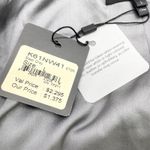 St. John  Leather Jacket Womens Large Pearlized‎ Steel Gray Quiet Luxury Old Money Photo 12