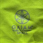 Gaiam  Neon Green Women's Tank Top, Removable Pads, Size Small Photo 1