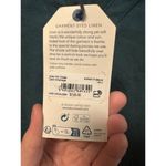 NWT Sea Salt Cornwall Draw Klin Dress Linen Size 4 Dark Wreakage Green Photo 3