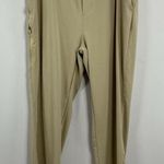 Womans YYV Pullon Yoga/golf Pants XL Beige Elastic Waist Tan Photo 0
