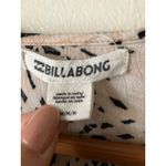 Billabong Breathe Light Woven Top Size Medium M Wrap Surfer Boho Crop Feminine Photo 3