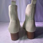 Joie  Cream Ribbed Ankle Booties Photo 6