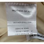 Revolve Mother Of All Mini Skirt Womens XL Beige Berri Luxe Silk Slit Edgy Mod Photo 9