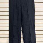 Eileen Fisher  100% Linen Navy Blue Wide Leg Pants Size Small EUC Linen Linen Photo 0