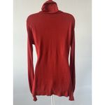 Anthropologie  Laureate Lane Burnt Orange Wool Blend Turtleneck, Sz: M (b34) Photo 2