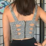 Brandy Melville Cut Out Zip Crop Top Photo 1