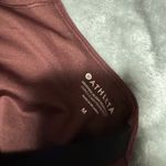 Athleta  Maroon High-Neck Sports Bra Photo 2