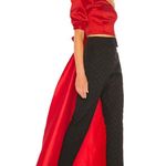 NBD Red One Shoulder Top XS Cocktail Puff One Shoulder Taffeta Monterey $188 NEW Photo 1