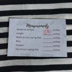 Karl Lagerfeld Womens T-Shirt Black Striped Cap Sleeve Scoop Neck Stretch Lace S Photo 8