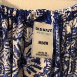 Old Navy  blue and white floral sleeveless dress size medium Photo 1