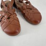 Clarks  Elizabelle Mia Fisherman Sandal Women's Leather Brown Size 9.5‎ Photo 2