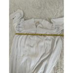 Le Voys Size xs Vintage White Long CHiffon Robe Peignoir Lingerie Nightgown Photo 7