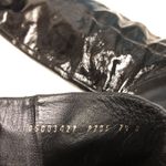 Salvatore Ferragamo Women Sz 7.5 Black Patent Leather Tall Knee High Heel Boot Photo 12