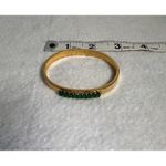 Simple Style Shiny Solid Color green 316L Stainless‎ Steel 18K Photo 4