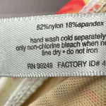 Catherines  WO SIZE 22W TROPICAL PRINT BATHING SUIT TOP ONLY LONG LENGTH Photo 13