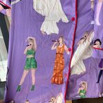 Sheshow Taylor Swift Eras Tour pajamas set print shorts sleeve shirt lavender  Photo 4