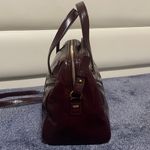 YSL Yves Saint Laurent Burgundy Soft Leather Bag Photo 2