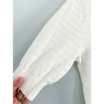 Madewell  | NWT | Textural-Stitch Cotton Sweater in Lighthouse | Sz XS Photo 3