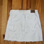 American Eagle White Jean Skirt Photo 2