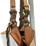 ORYANY Leather Large Top Handle Shoulder Bag Crossbody Strap Two Tone Sy… Black Photo 6