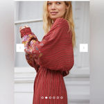 Anthropologie Breezy Open-Back Jumpsuit Balloon Sleeves Size Small xS 1488 Photo 1