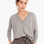 Tahari ππ 100% 2 Ply Cashmere V-neck Sweater Light Grey Medium M NWT Photo 8