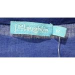 J. McLaughlin NWT  Embroidered Tassel Paget Tunic Women's Royal Blue Shirt Medium Photo 5