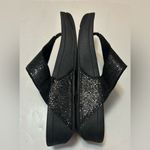 FitFlop  Black Glitter Sandals Photo 4