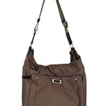 Tumi Nylon Voyageur Venice Hobo Tote Travel Bag Tan Brown Photo 0