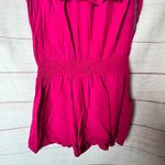 Forever 21  Women's Strapless  Romper with Ruffle off Shoulder Strapless   Sz M Photo 2
